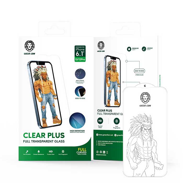 Green Lion 3D Clear Plu